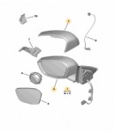 Citroen C4 X Sol Ayna Orjinal